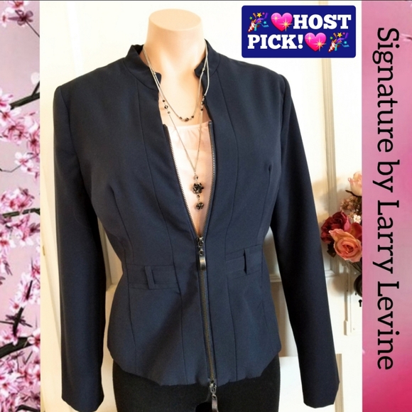 Signature by Larry Levine Jackets & Blazers - Larry Levine 🎉💙HP! Signature Navy blue Blazer